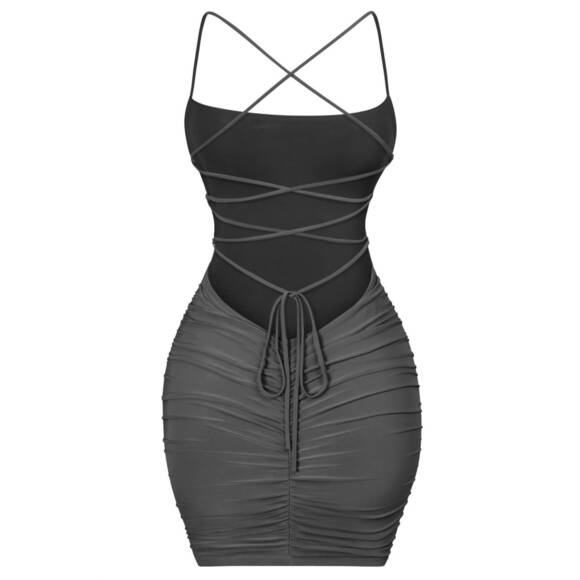 NEW TRESSER bodycon mini dress in black - Picture 2 of 2
